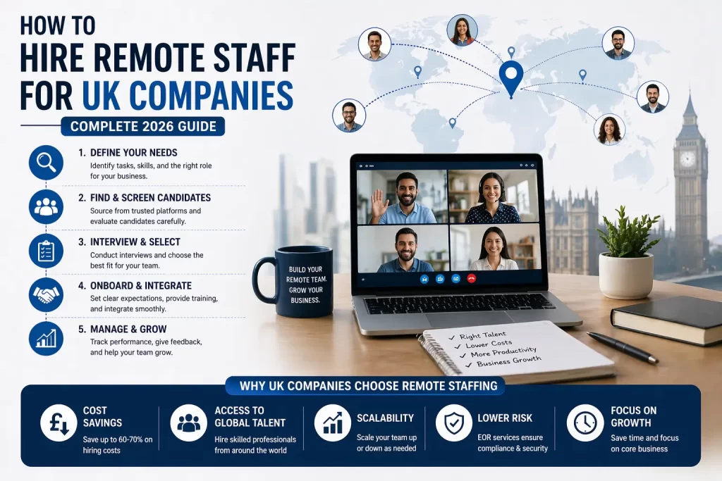 how to hire remote staff for UK companies