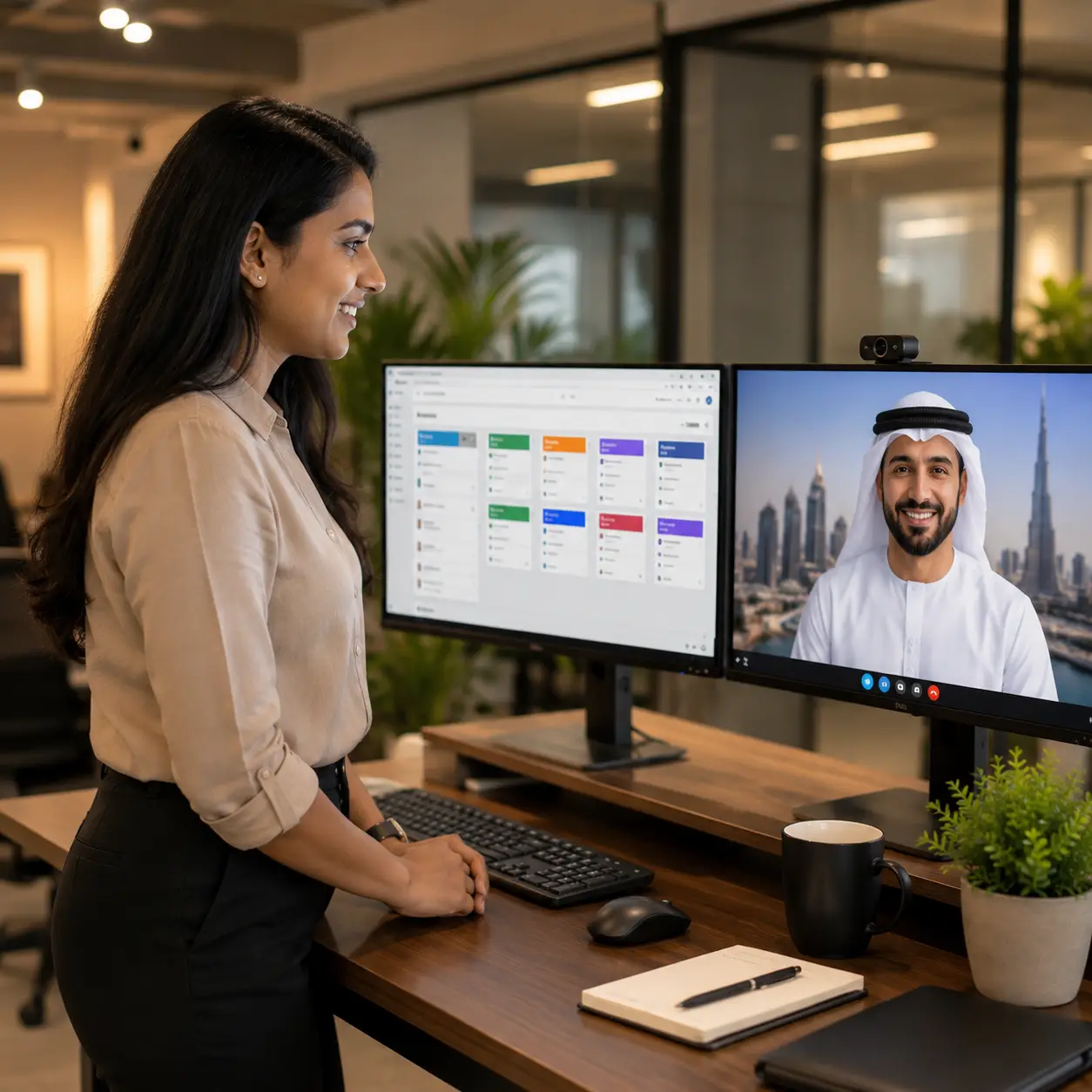 Hire remote staff from India for UAE